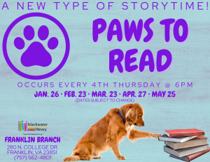 PAWS to Read @ Franklin Branch