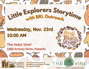 BRL Little Explorers Outreach - The Hubs Vine