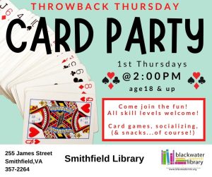 It's a Card Party! @ Smithfield Branch