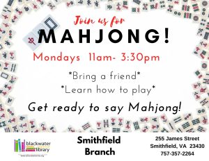 Mahjong @ Smithfield Branch