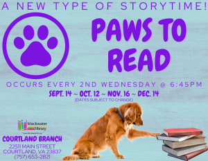 PAWS to Read @ Courtland Branch