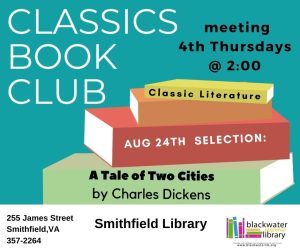 Smithfield Classic Book Club @ Smithfield Branch
