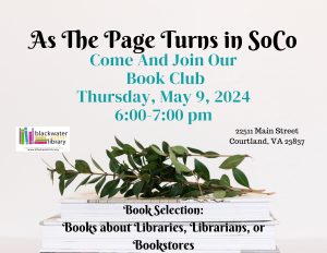 Good Books, Good Company Book Club - Courtland Branch @ Courtland Library