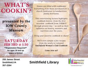 What's Cookin'? @ Smithfield Branch